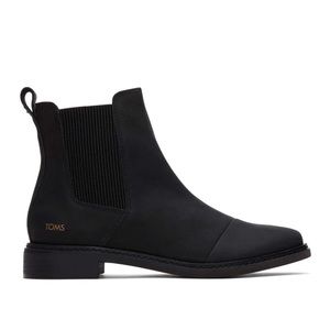 Toms Charlie Chelsea Boots- black suede